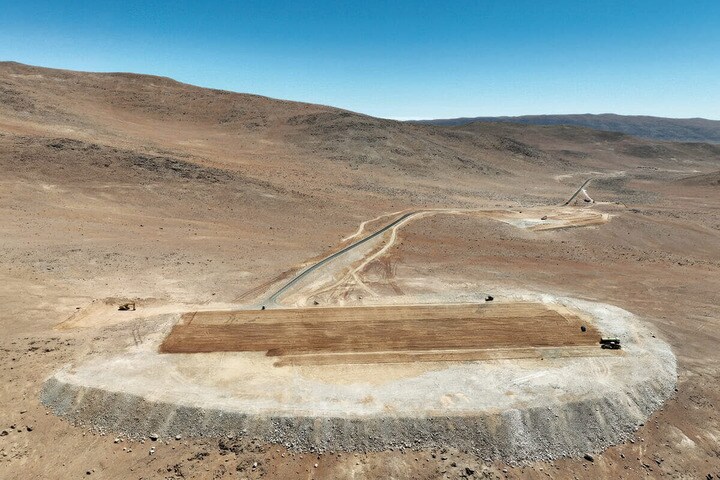 中国の天文台建設予定地(チリ)