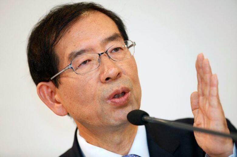 韓国ソウル市のパク･ウォンスン市長が行方不明となっている。REUTERS/Lee Jae-Won
