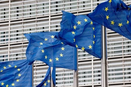 　１２月１６日、欧州連合（ＥＵ）のロシアに対する経済制裁を巡る結束に乱れが生じ始めている。制裁が自分たちの経済に及ぼす悪影響への懸念から、ロシアに強気姿勢を取るのをためらう国が出てきているためだ。ブリュッセルで９月２８日撮影（２０２２年　ロイター/Yves Herman）