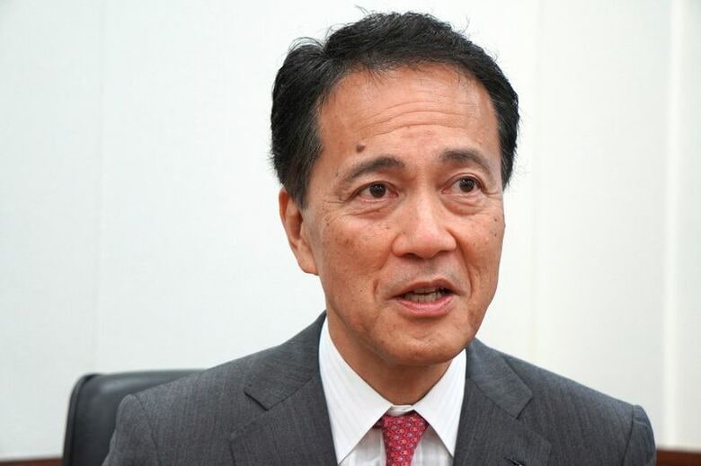 写真は野村ホールディングスの奥田健太郎社長。2025年12月、都内で撮影。REUTERS/Miho Uranaka