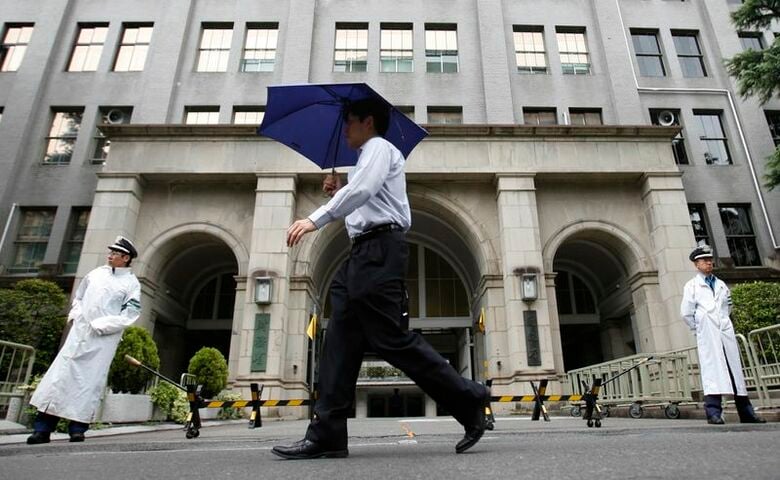 2011年8月4日、財務省前で撮影。REUTERS/Yuriko Nakao