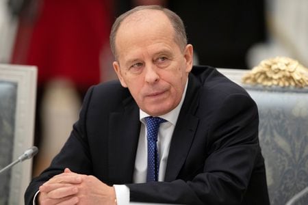 ロシア連邦保安局（ＦＳＢ）のボルトニコフ長官（写真）は、今年３月に首都モスクワ郊外のコンサートホールで１４０人以上が死亡した銃乱射事件について、ウクライナの情報機関が直接関与していたと述べた。２０１９年の代表撮影。（2024年　ロイター）