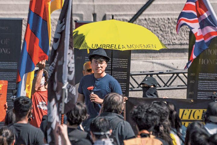 元在香港英国総領事館職員のサイモン・チェンは英国に逃れてきた香港市民を支援する団体を設立した　COURTESY OF SIMON CHENG