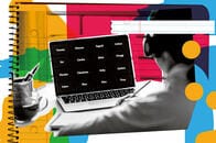 ズーム授業で20人の学生に話す私「カメラONを義務付けていい？」