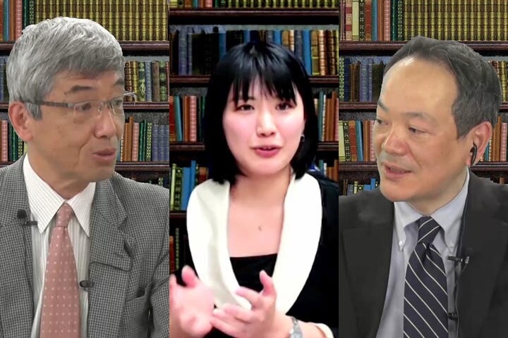 （左から）田所昌幸・慶應義塾大学教授、小濵祥子・北海道大学准教授、待鳥聡史・京都大学教授　写真：サントリー文化財団