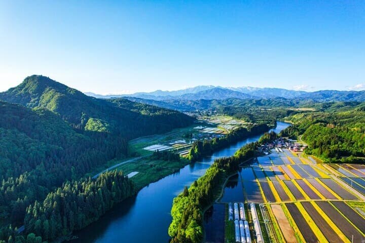 福島県西会津町の風景
