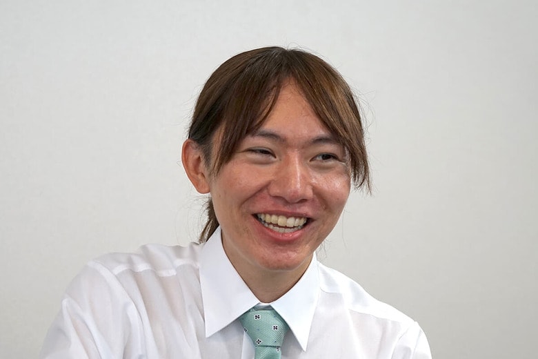 独占インタビューに応じた安野貴博氏（8月6日）　TOMOHIRO IWANABE-NEWSWEEK JAPAN