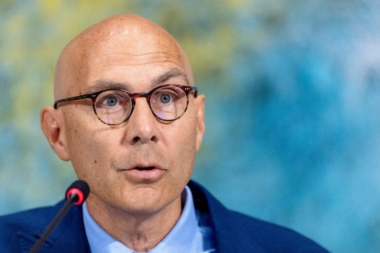 国連のトゥルク人権高等弁務官。2025年9月、スイス・ジュネーブで撮影。REUTERS/Denis Balibouse/File Photo