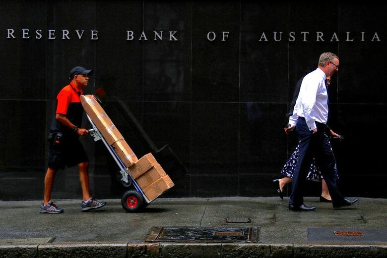 シドニー中心部にあるオーストラリア準備銀行（RBA）本部で２０１７年３月撮影。REUTERS/David Gray