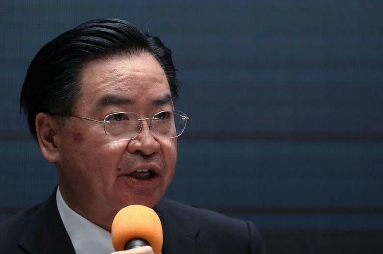 「世界気候エネルギー首長誓約」の公式サイトで台湾の6都市の国名が「中国」と表記されていた問題で、台湾の呉ショウ燮外交部長（外相）は28日、EUの協力で「中華台北（チャイニーズ・タイペイ）」に修正されたと表明した。写真は2日撮影（2020年　ロイター／Ann Wang）