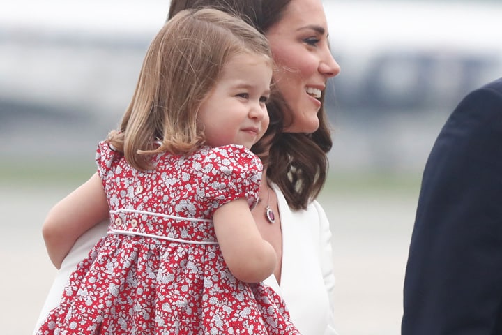 16日、ワルシャワに到着したシャーロット王女　Kacper Pempel-REUTERS