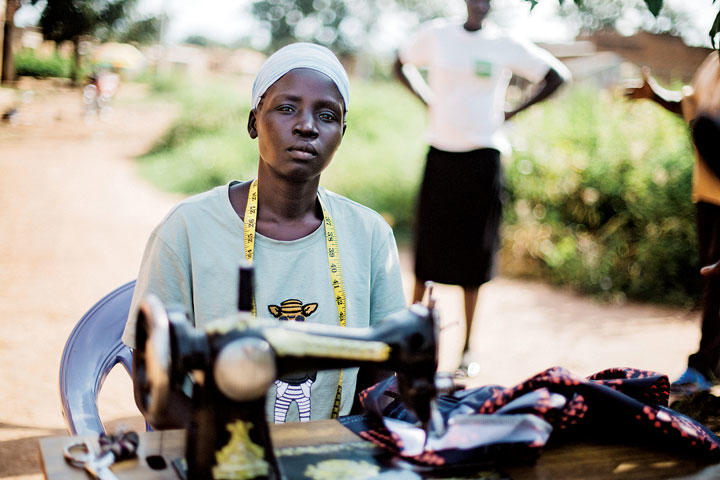 ウガンダの武装勢力LRAの元少女兵、エスター　COURTESY OF WRITER AVIVA FEUERSTEIN