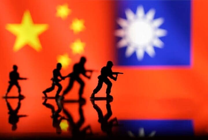 台湾国防部（国防省）は２８日、第二次世界大戦を例に、侵略と領土拡大は失敗に終わると指摘し、中国がいずれ台湾を取り戻すとした中国側のコメントに反論した。資料写真（２０２５年　ロイター/Dado Ruvic）