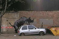 バンクシー最新作...サイ出現は8回目