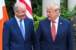 トランプ氏、アイルランド統一支持を再表明　親英派反発も