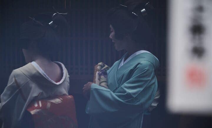 芸妓が有馬の街を練り歩くだけで