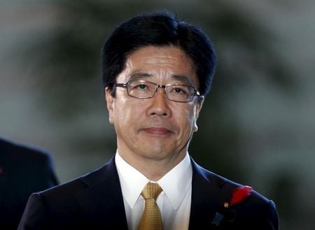 　１０月７日、第３次安倍改造内閣で、政権の新たな看板となる「１億総活躍社会」の担当相に起用された加藤勝信官房副長官。都内で撮影（２０１５年　ロイター/Yuya Shino）