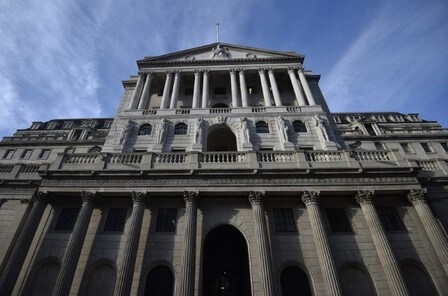 　３月１４日、イングランド銀行（英中央銀行、写真）はホッグ副総裁（銀行・市場担当）が辞任したと発表した。２月撮影（２０１７年　ロイター/Hannah McKay）
