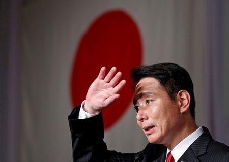 　１１月３０日　国民民主党の前原誠司氏（写真）ら衆参４人の国会議員が３０日、同党に離党届を提出し、新党「教育無償化を実現する会」を結成すると発表した。写真は２０１７年９月、都内で撮影（２０２３年　ロイター／Toru Hanai）