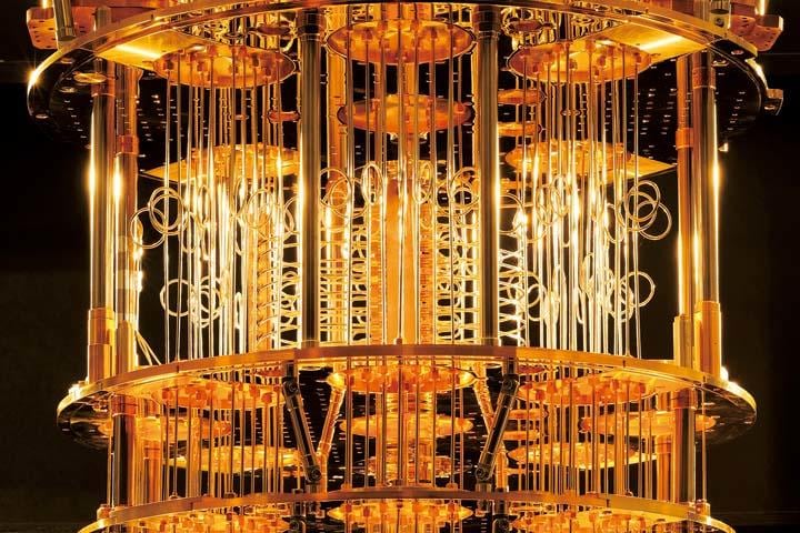 超電導型量子コンピューター「IBM Q」　SCIENCE PHOTO LIBRARY/AFLO