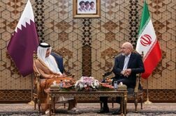 カタール首相がイラン訪問、国会議長らと会談　外交回帰促す