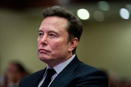 　７月６日、トランプ米大統領は、実業家イーロン・マスク氏による新党結成の動きはばかげているとし、混乱を増大させる可能性があると述べた。米首都ワシントンで２０２４年１１月、代表撮影（２０２５年　ロイター）