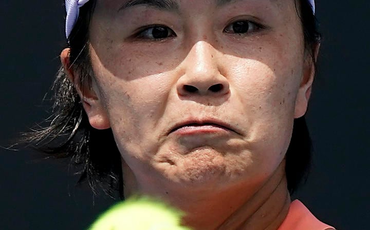 中国女子テニスの彭帥選手　Kim Hong-Ji-REUTERS