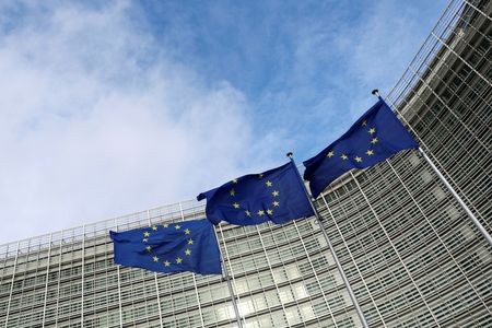 　１２月１４日、 欧州連合（ＥＵ）諸国は、第１２弾の対ロシア制裁案で合意した。ブリュッセルで１１月撮影（２０２３年　ロイター/Yves Herman）