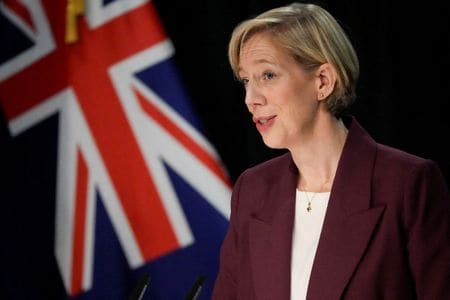 ニュージーランド（ＮＺ）準備銀行（中央銀行）のアンナ・ブレマン総裁。2025年9月、ウェリントンで撮影。REUTERS/Marty Melville