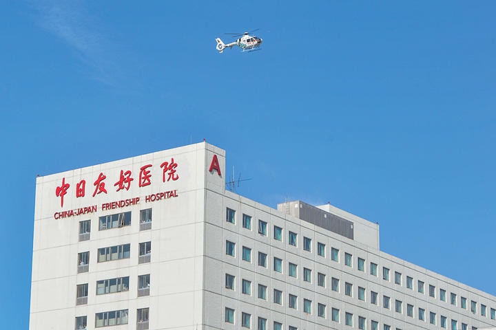 日本のODAで北京に建設された中日友好病院　VISUAL CHINA GROUP/GETTY IMAGES