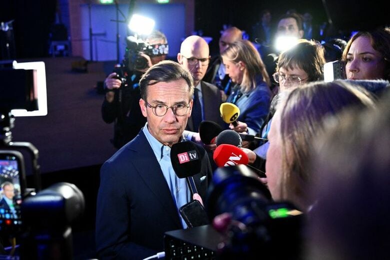 スウェーデンのクリステション首相。ストックホルムで９月撮影。TT News Agency提供。REUTERS