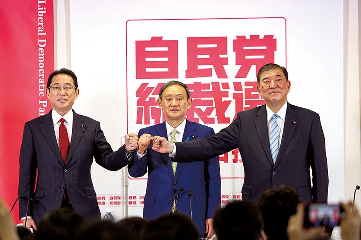 派閥が前面に出たご都合主義の後継者選び？　YOSHIKAZU TSUNO-POOL-REUTERS