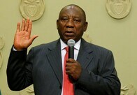 南アフリカ大統領にラマポーザ副大統領　汚職撲滅を約束