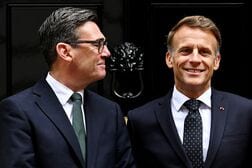 英首相、ＥＵの域内製品優遇構想に懸念　仏大統領と会談