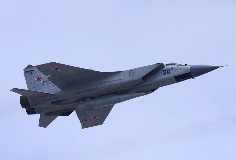 MiG-31戦闘機（2022年5月）　Maxim Shemetov-Reuters