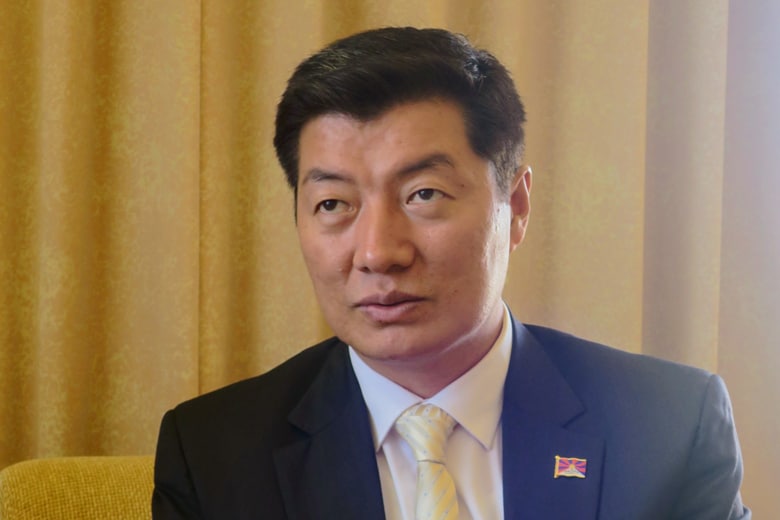 新疆ウイグル自治区よりも先に「監視社会化」したチベットの現状を語る、チベット亡命政府のロブサン・センゲ首相　Photo：Kouta Takaguchi