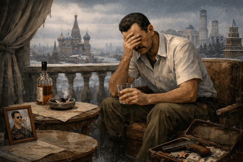 追放された独裁者の末路は悲惨だ　Generated by AI