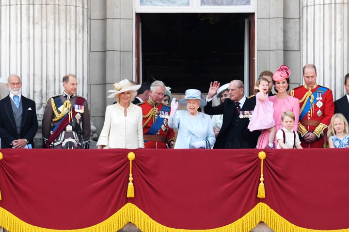 エリザベス女王の誕生祝賀式典（6月17日）　Toby Melville-REUTERS