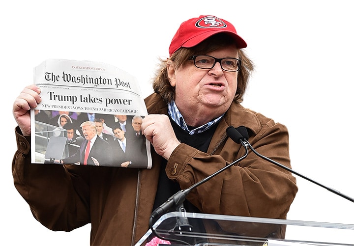 ひと筋縄ではいかない男マイケル・ムーアがトランプを大統領にしたアメリカ社会を斬る！