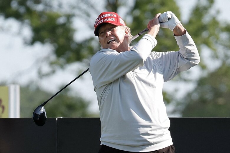 オバマよりゴルフ好き？ トランプの巨額費用と「プレーする暇はない」の矛盾　USA TODAY Sports via Reuters Connect