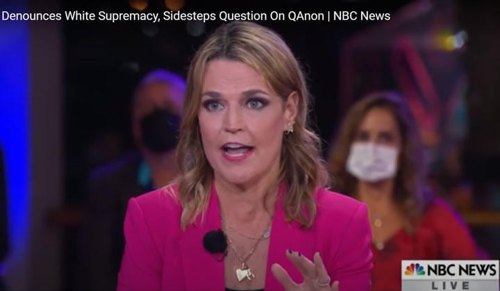 トランプを追い詰めて支持者の怒りを買ったらしいガスリー　NBC News/YOUTUBE