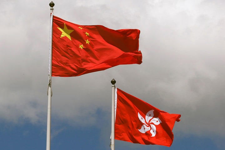 五星紅旗の下の香港　Bobby Yip-REUTERS