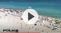 【映像】フロリダの海水浴場にヘリ墜落、犠牲者ゼロも「あわや」の距離