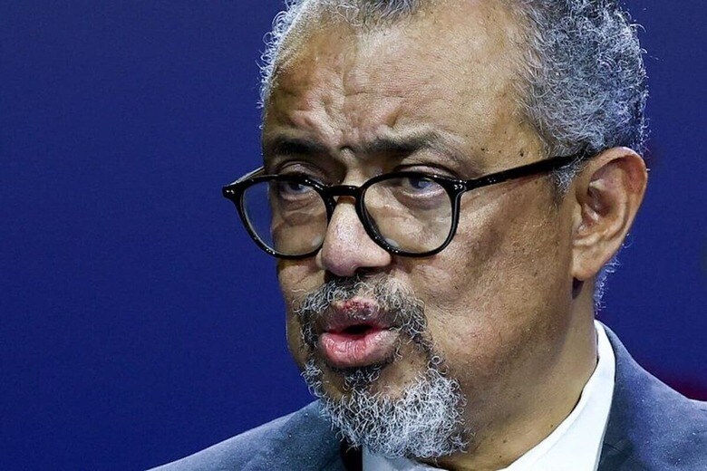 WHOのテドロス事務局長。2025年11月、ヨハネスブルグで撮影。REUTERS/Yves Herman