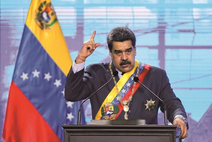 制裁も経済危機も抗議行動も乗り越えてきたマドゥロ　MANAURE QUINTERO-REUTERS