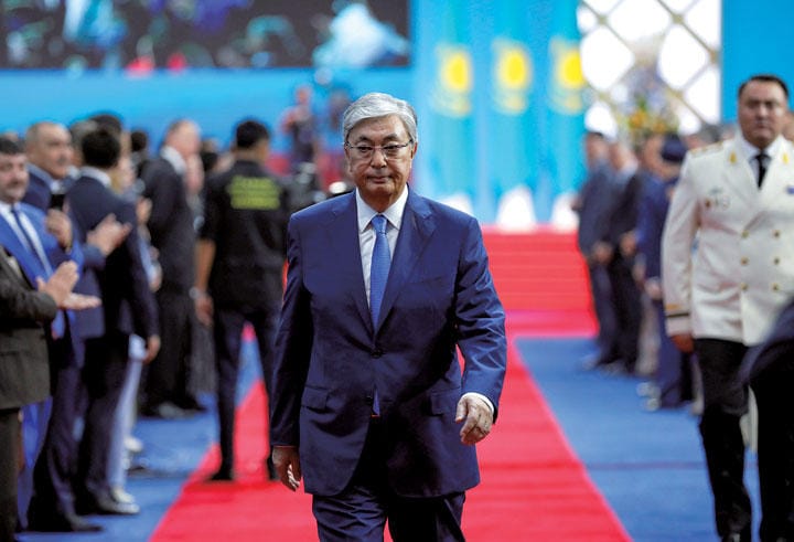 トカエフ大統領の在任中もネット監視の試みはなくなりそうにない　MUKHTAR KHOLDORBEKOV-REUTERS