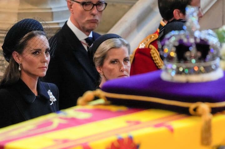 2022年9月、エリザベス女王の国葬で