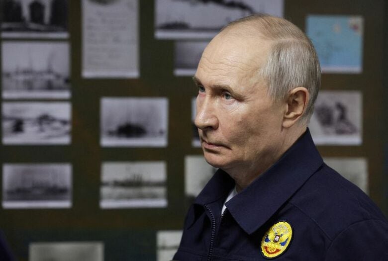 写真はロシアのプーチン大統領。8月12日、ロシアのサハリン州で代表撮影。Sputnik提供。REUTERS