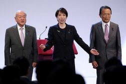 自民党幹事長と副総裁人事、鈴木・麻生両氏留任で調整＝関係筋