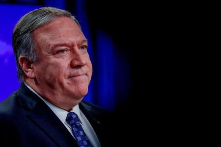 　１０日、ポンペオ米国務長官が９日にイラクのアブドルマハディ暫定首相と電話会談を行ったことが分かった。写真はポンペオ米国務長官。１月７日撮影（２０２０年　ロイター/Tom Brenner）